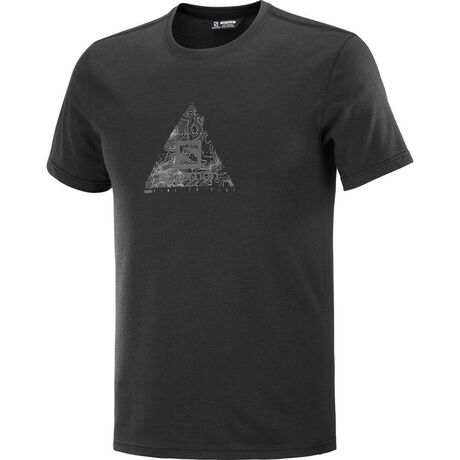 Explore Blend Tee Black Ανδρική Μπλούζα Salomon