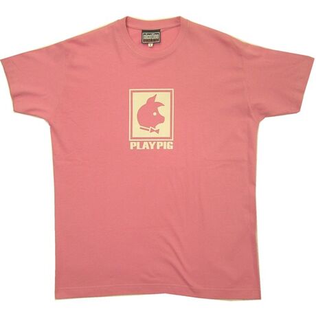 T-shirt Nicotines Kills Playpig pink