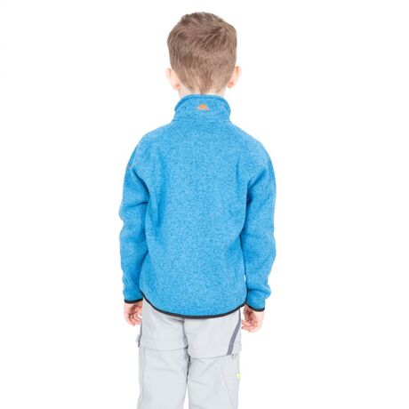 Trespass Mario Blue Marl Kid's Fleece Jacket
