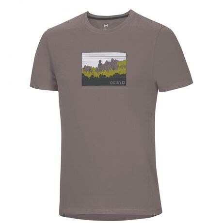 Classic T Adrspach Etherea Γκρι Ανδρικό T-Shirt Ocun
