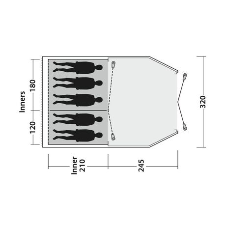 Outwell Dash 5 Tent