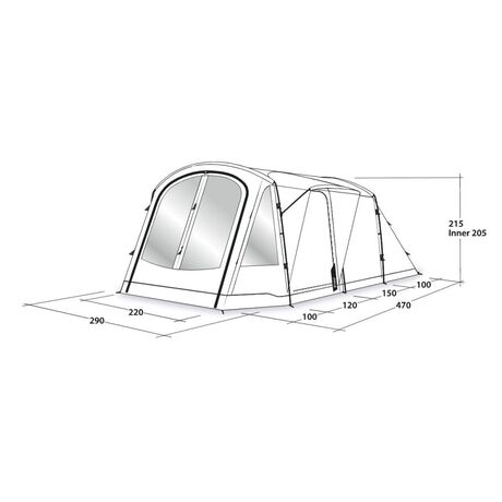 Outwell Nevada 4P Tent freerider.gr