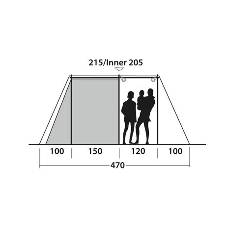 Outwell Nevada 4P Tent