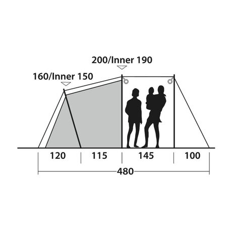 Outwell Springwood 4 Tent
