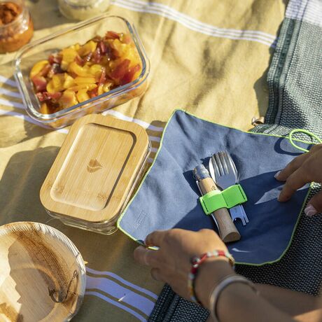Picnic Σετ Σουγιάς Νo.8 Inox Κουτάλι Πιρούνι Opinel
