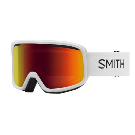 Frontier White Red Solx Mirror Goggles Smith