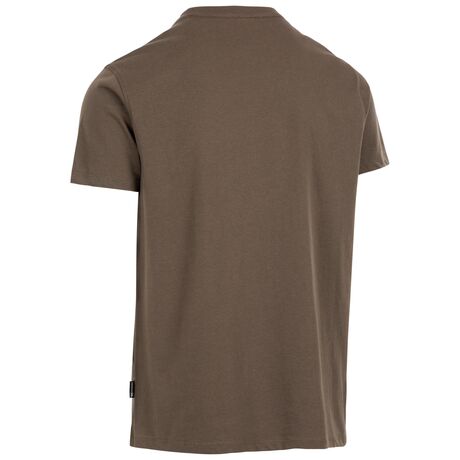 Longcliff Dark Khaki Men's T-Shirt Trespass