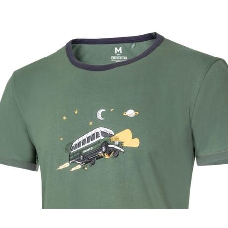Classic T Organic Green Duck Magic Bus Ανδρική Μπλούζα Ocun