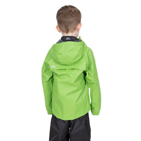 Qikpac Jacket Kids Leaf Παιδικό Αδιάβροχο Αντιανεμικό Μπουφάν Trespass