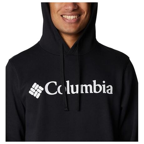 Ανδρικό Φούτερ Trek Hoodie Black Branded Logo Columbia