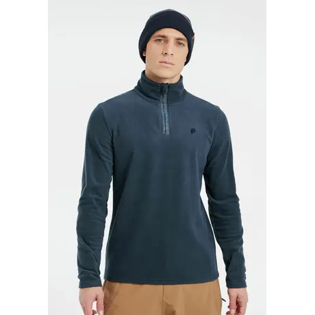 Men's Fleece Sweater Perfecto 1/4 Blue Nights Protest