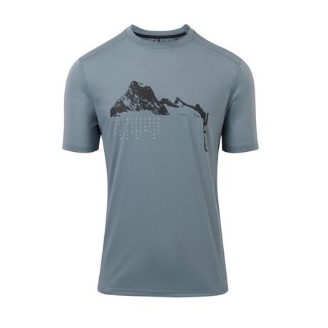 Ανδρικό T-Shirt Rayon Steel Blue GTS
