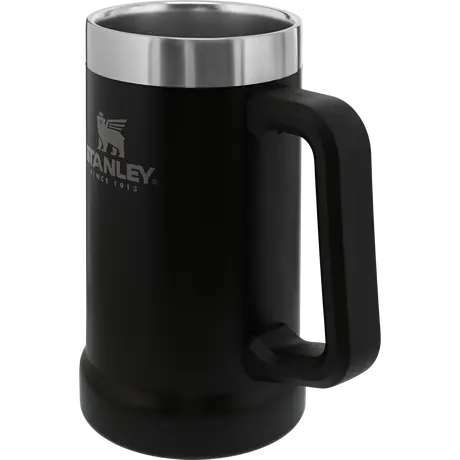 The Big Grip Beer Stein Matte Black 0.7lt Ποτήρι Μπύρας Θερμός Stanley