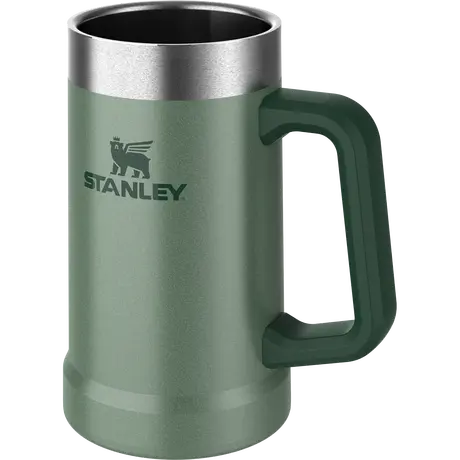 The Big Grip Beer Stein Hammertone Green 0.7lt Ποτήρι Μπύρας Θερμός Stanley