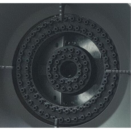 INM1 Μονή Επιτραπέζια Εστία Υγραερίου Inox Proton