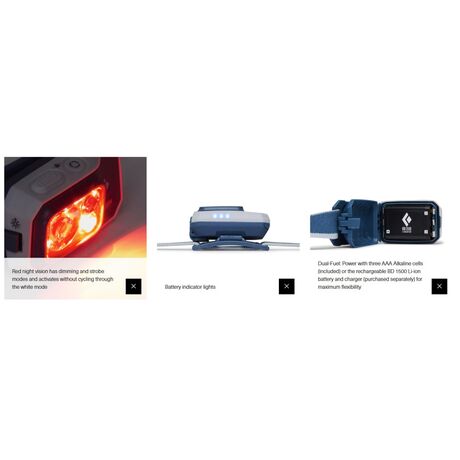 Headlamp Storm 450 Black Black Diamond