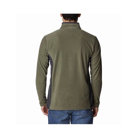 Klamath Range II Half Zip Stone Green, Shark Columbia
