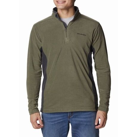 Klamath Range II Half Zip Stone Green, Shark Columbia