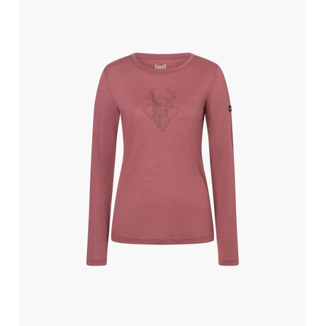 Γυναικεία Μπλούζα W Deer Art LS Merino Super Natural