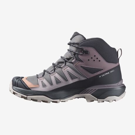 Γυναικεία Oρειβατικά Μποτάκια X Ultra 360 Mid Gtx Plum Kitten Salomon