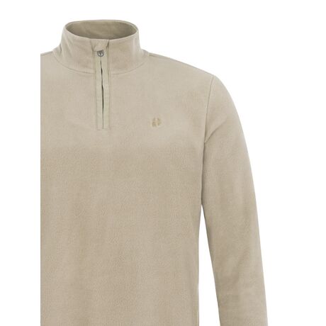 Men's Fleece Sweater Perfecto 1/4 Bamboobeige Protest