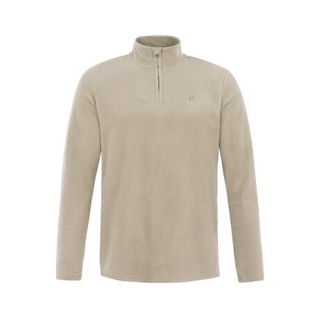 Men's Fleece Sweater Perfecto 1/4 Bamboobeige Protest