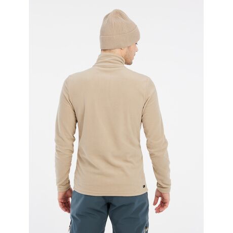 Men's Fleece Sweater Perfecto 1/4 Bamboobeige Protest