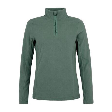 Women's Fleece Top Mutez 1/4 Evergreen Protest