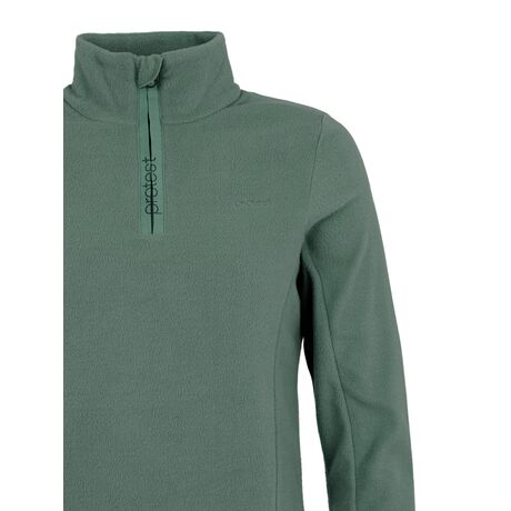 Women's Fleece Top Mutez 1/4 Evergreen Protest