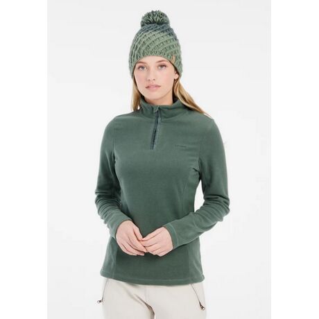 Women's Fleece Top Mutez 1/4 Evergreen Protest