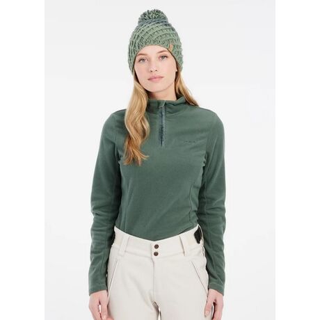 Women's Fleece Top Mutez 1/4 Evergreen Protest