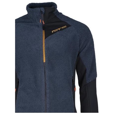 Jacket Waffle Highloft Petrol Men’s Fleece Jacket  GTS