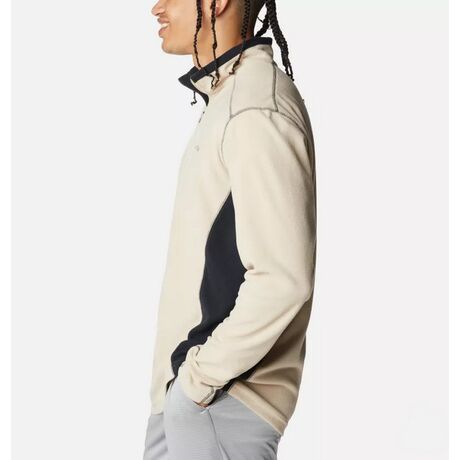 Klamath Range II Half Zip Ancient Fossil Men's Fleece Columbia