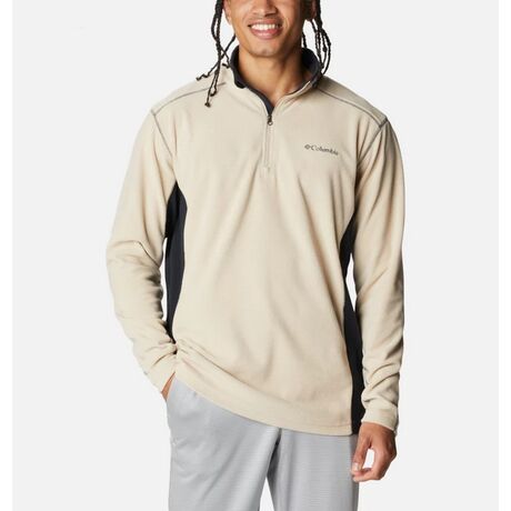 Klamath Range II Half Zip Ancient Fossil Men's Fleece Columbia