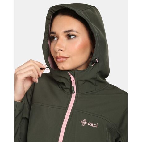 Women's Softshell Jacket Ravia-W Dark Green Kilpi