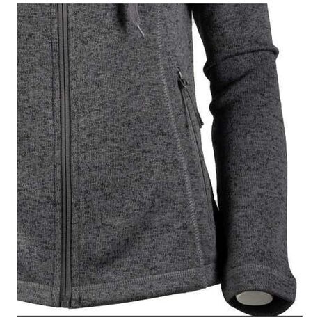 Γυναικεία Ζακέτα Fleece Jacket Knitted Hoodie Carbon GTS