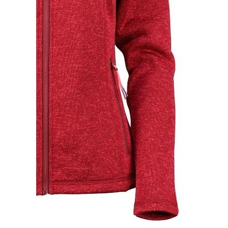 Γυναικεία Ζακέτα Fleece Jacket Knitted Hoodie Plum GTS