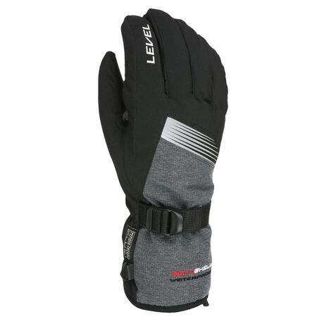 Level Ski Gloves Hero Black/Grey Unisex