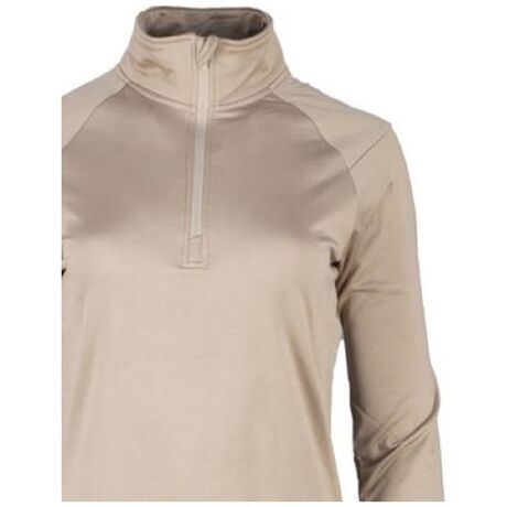 GTS Women' Fleece Shirt Sport Longsleeve Taupe