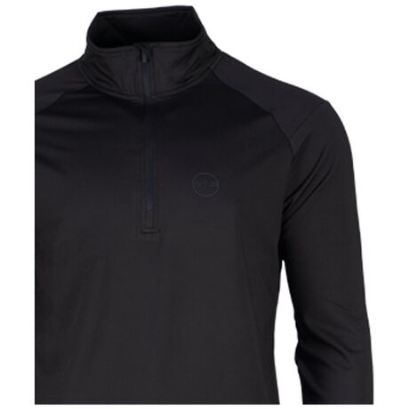 Women's Fleece Shirt Sport Longsleeve Black GTS