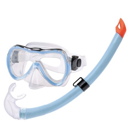 Σετάκι Μάσκα Κατάδυσης Αναπνευστήρας  Samy Blue Junior