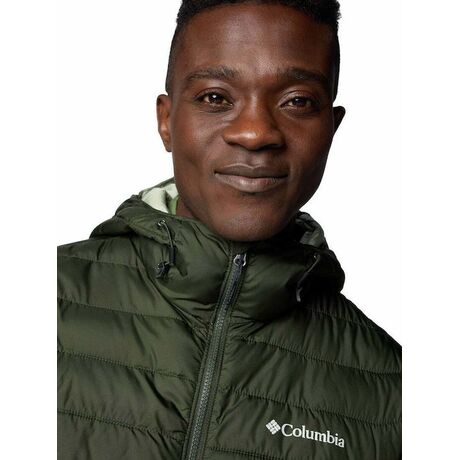 Ανδρικό Μπουφάν Powder Lite II Hooded Safari Greenscape Columbia