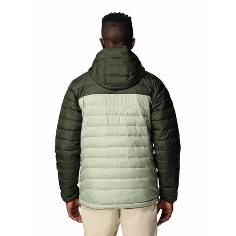 Ανδρικό Μπουφάν Powder Lite II Hooded Safari Greenscape Columbia