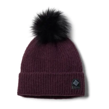 Columbia Beanie Winter Blur Pom Pom Moonvista