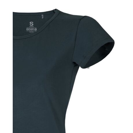 Ocun Women's Top Classic T W Leafs Anthracite