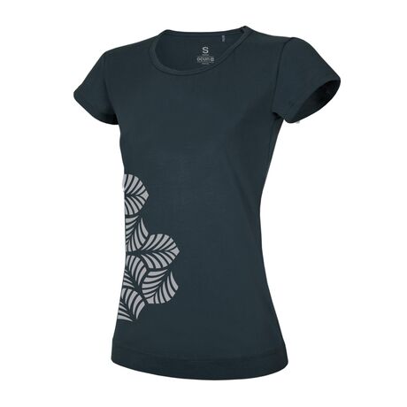 Ocun Women's Top Classic T W Leafs Anthracite