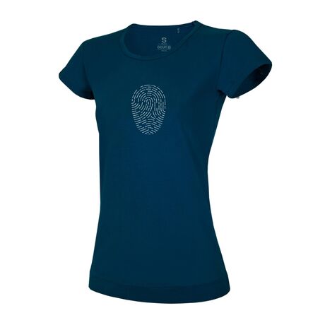 Ocun Women's Top Classic T W Fingertrip Blue Moonn