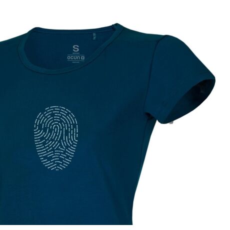 Ocun Women's Top Classic T W Fingertrip Blue Moonn