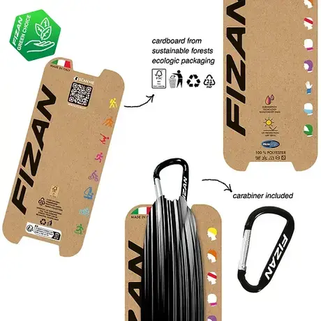 Fizan Line Black ​Neck Gaiter