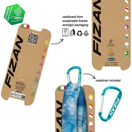 Fizan Tie-Dye Light Blue Neck Gaiter